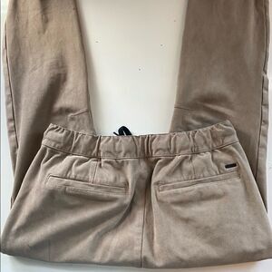 PacSun Tan Faux Suede Jogger Pants Size Small